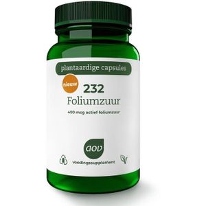 AOV 232 Foliumzuur 400mcg  60 Vegetarische capsules