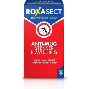 Roxasect Stekker tegen muggen navul  1 stuks