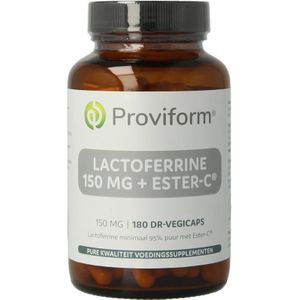 Roviform Lactoferrine puur 150mg + ester C  180 Vegetarische capsules