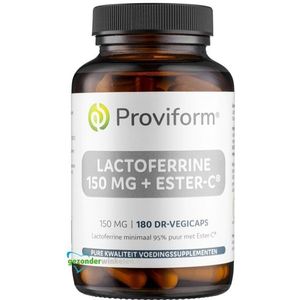Roviform Lactoferrine puur 150mg + ester C  180 Vegetarische capsules