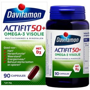 Davitamon Actifit 50+ omega 3  90 capsules