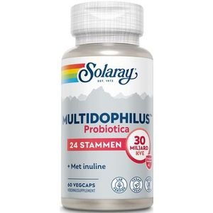 Solaray Multidophilus 24 - 30 miljard CFU  60 Vegetarische capsules