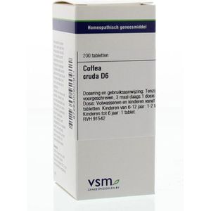VSM Coffea cruda D6  200 tabletten