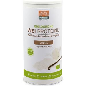 Mattisson Wei whey proteine vanille 80% bio  450 gram