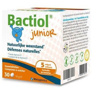 Metagenics Bactiol junior chew  30 kauwtabletten