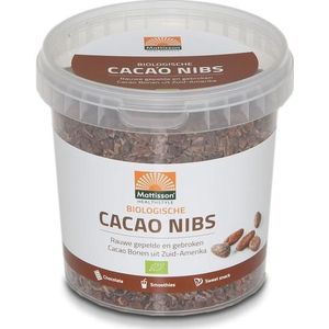 Mattisson Cacao nibs raw bio  400 gram