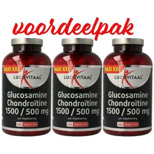 Lucovitaal Glucosamine Chondroitine 15000/500mg Voordeelpot Driepak  (3x 360 tabletten)