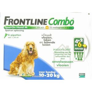 Frontline spot-on combo hond m  6ST