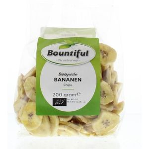 Bountiful Bananen chips bio  200 gram