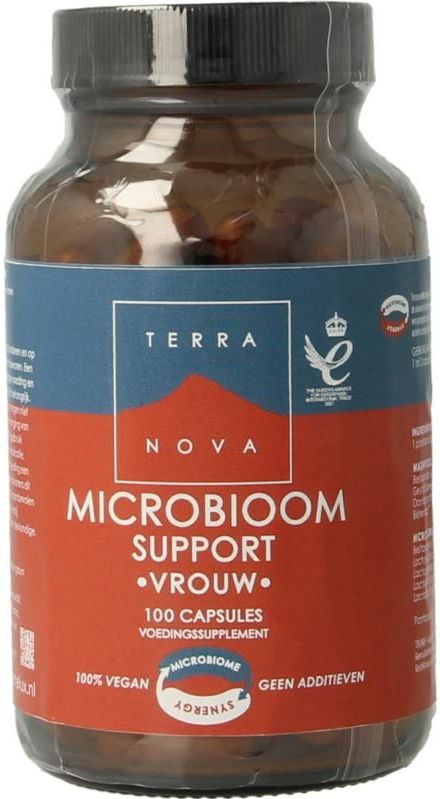 Terranova Microbioom support vrouw  100 Vegetarische capsules |
