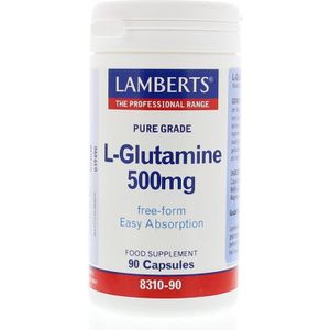 Lamberts L-Glutamine 500mg  90 Vegetarische capsules