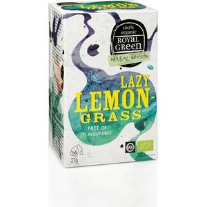 Royal Green Lazy lemongrass bio  16 zakjes