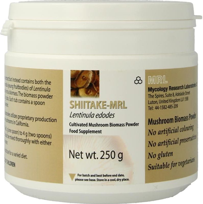 Mrl Shiitake poeder bio  250 gram |