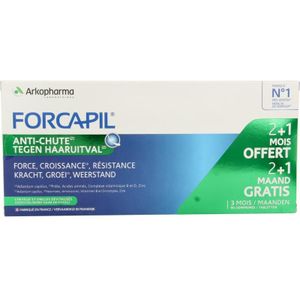 Arkopharma Forcapil Tabletten tegen Haaruitval Promotiepak 2+1 maand  90 tabletten