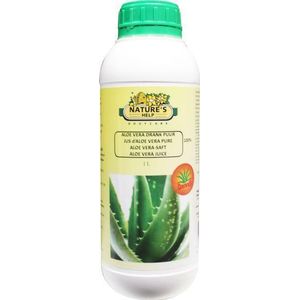 Natures Help Aloe vera drank puur 1 liter