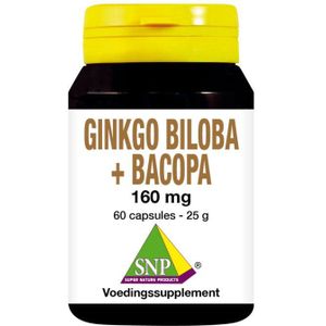 SNP Ginkgo biloba met bacopa  60 Vegetarische capsules
