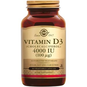 Solgar Vitamine D-3 4000 IU capsules  60