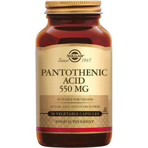 Solgar Pantothenic Acid (Pantotheenzuur) 550 mg  50