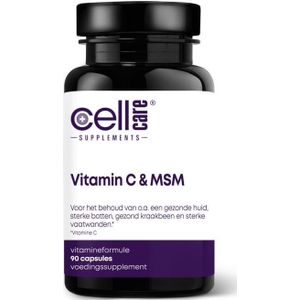 Cellcare Vitamin C & MSM  90 Vegetarische capsules