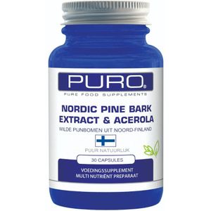 PURO Nordic Pine Bark Extract & Acerola  30 capsules