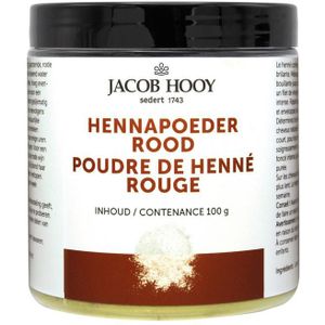 Jacob Hooy Hennapoeder rood potje  100 gram