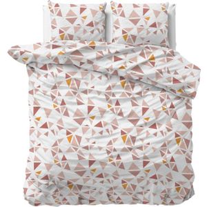 Sleeptime Bella Dekbedovertrek - 240x200/220 + 2 kussenslopen 60x70 - Wit - Lits-Jumeaux
