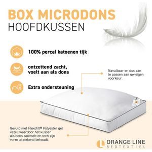 Hoofdkussen Box - Microdons - Voor - Vulling: - Dekbed-Discounter.nl