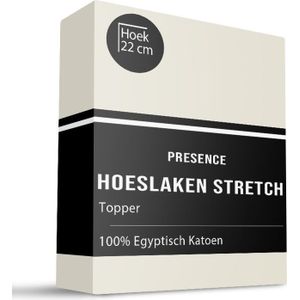 Presence - Hoeslaken - Egyptisch Katoen Stretch - Keuze Uit Meerdere Kleuren