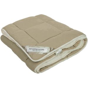 Dekbed McGregor Lazy Double Face Taupe Off White - 240x200 cm (Lits-Jumeaux) - McGregor - 300 gram