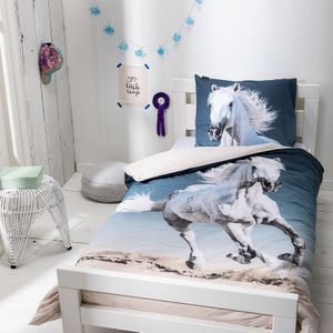 Kinderdekbedovertrek Katoen - 140x200 Cm - Dieren - Fresh And Co Kids - Dekbed-Discounter.nl