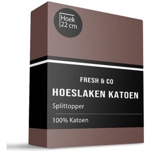 Hoeslaken - Katoen - Splittopper - Bescherming Tegen Vocht