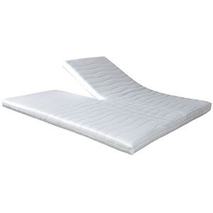Topper Matras Hotel - 140x200 cm met Koudschuim Kern - Van Aeroplus - Comfort: Zacht - Dekbed-Discounter.nl
