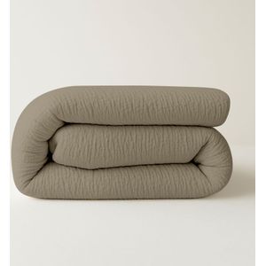 Zydante - Easy Dekbed & Dekbedovertrek - Mousseline Taupe - 140x200 cm