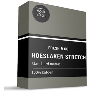 Fresh and Co - Hoeslaken - Katoen Jersey Stretch - 140x200 cm - Keuze Uit Meerdere Kleuren