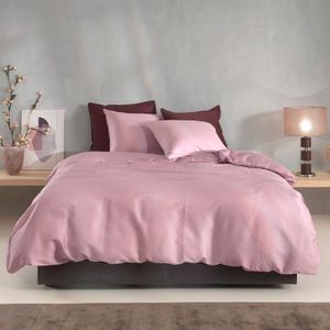 Dekbedovertrek - Zo!Home - Percalle Lilac Pink - 1-persoons (140 x 200/220 cm)