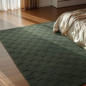 Wollen Vloerkleed Scala - Groen - 170x120cm - Wol
