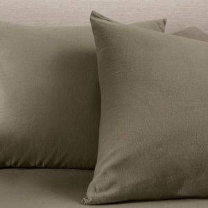 Kussensloop Flanel: - Fresh and Co - 60 x 70 cm - Katoen - Dekbed-Discounter.nl
