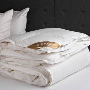 Dekbed 100% Ganzendons 4Seizoenen - 4 seizoenen - 240x220 cm (Lits-Jumeaux) - Natural Goose - 600+400 gram - Dekbed-Discounter.nl