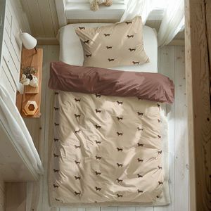 Sale: -40% | Kinderdekbedovertrek Katoen - 140x200 Cm Meerkleurig - - Fresh And Co Kids - Dekbed-Discounter.nl