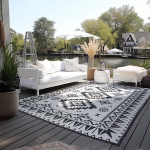 Dubbelzijdig Buitenkleed Elle maat: 290x200cm - materiaal: Polypropyleen - Dekbed-Discounter.nl