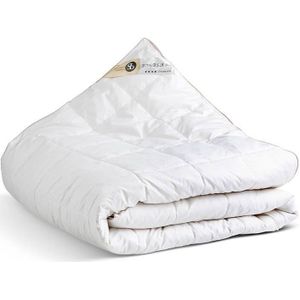 Dekbed 100% Eendenveren 4 Seizoenen - Enkel - 140x200 cm (Eenpersoons) - Presence - 500 gram (200+300 gr) - Dekbed-Discounter.nl