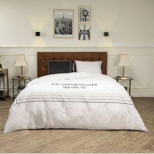 McGregor - Harlem - Dekbedovertrek - Wit - Katoen - 140x200 Cm (Eenpersoons)