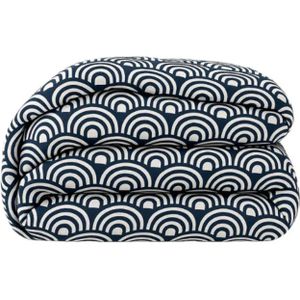 1+1 Gratis Wasbaar Easy Dekbed Zonder Overtrek - Zonder Overtrek - Bow - Blauw - Dekbed-Discounter.nl