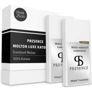 Molton 100% Katoen Bundel - 160x200 Cm - Dekbed Discounter Matrasbeschermer - Dekbed-Discounter.nl