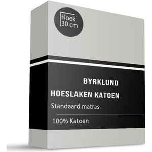 Byrklund - Hoeslaken - Taupe - 100% Katoen