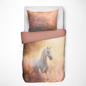 Sale: -40% | Kinderdekbedovertrek Katoen - 140x200 Cm Meerkleurig - Dieren - Fresh And Co Kids - Dekbed-Discounter.nl