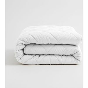 1+1 Gratis Wasbaar Easy Dekbed Zonder Overtrek - Zonder Overtrek - Percale Katoen - Wit - Dekbed-Discounter.nl