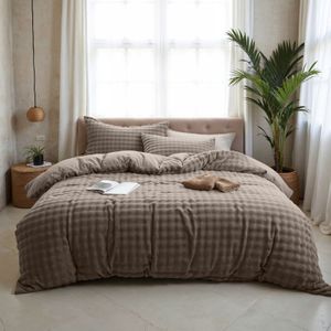 Dekbedovertrek - Blauw - Katoen - Enkele Sloop