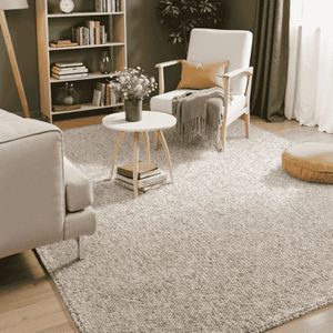 Vloerkleed Rocco - Beige maat: 340x240cm - materiaal: Polypropyleen - Dekbed-Discounter.nl