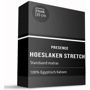 Presence - Hoeslaken - Jersey - Katoen - Keuze Uit Meerdere Kleuren